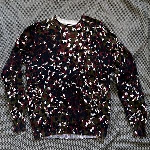 H&M Mens sweater, medium - modern camo - 100% cotton, thinner